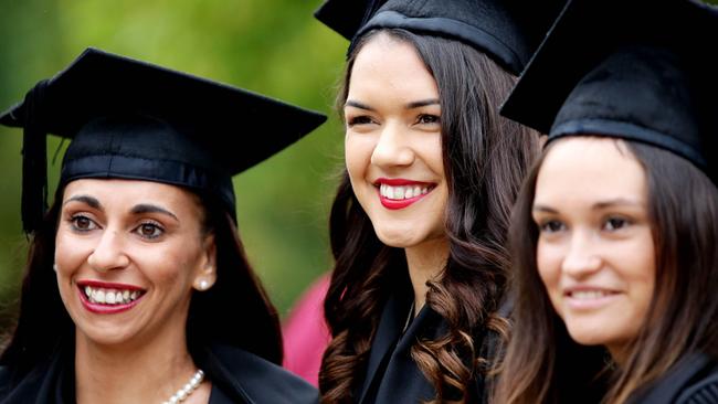 It’s suspected many graduates from private collages will never pay back their student loans: Picture: Sue Graham