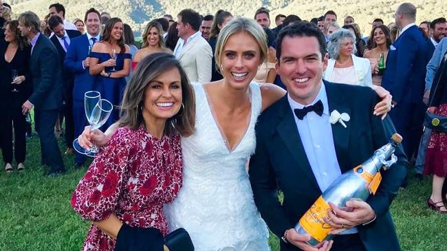 Lisa Wilkinson at Sylvia Jeffreys and Pete Stefanovic’s wedding. Picture: Instagram