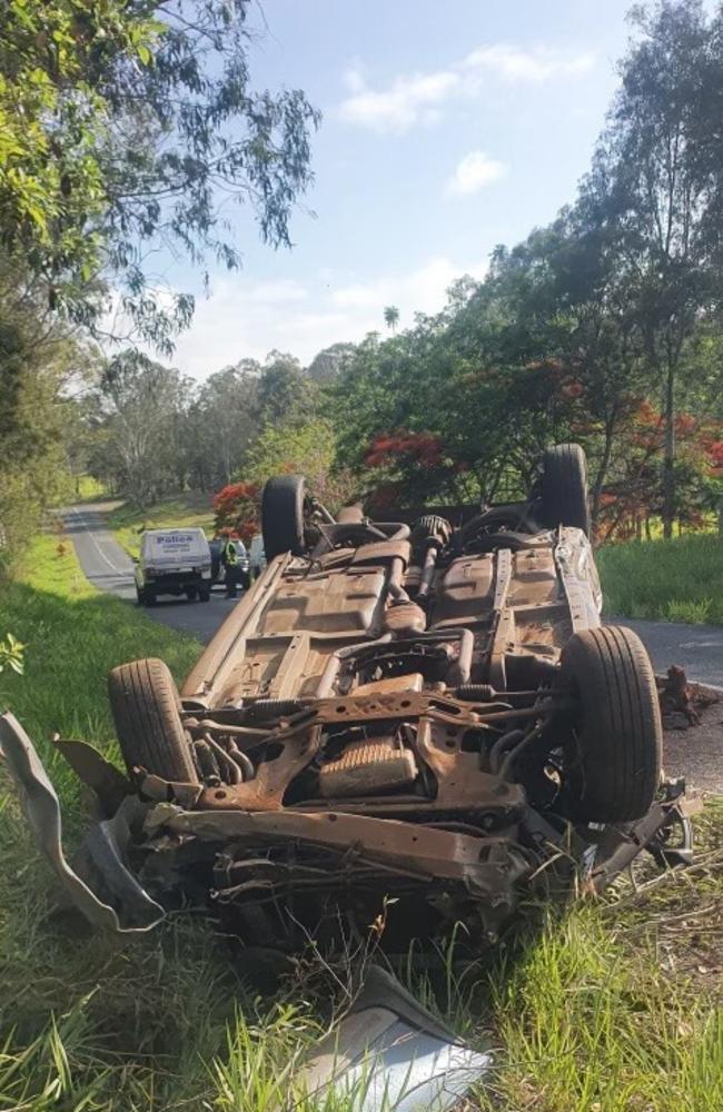 A woman has died after a fatal accident on Blackgate Rd, metres away from the Mary Valley Rd in Amamoor. November 14, 2023.