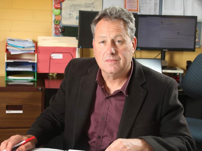 AEU President Andrew Gohl. 28 August 2023. Picture Dean Martin