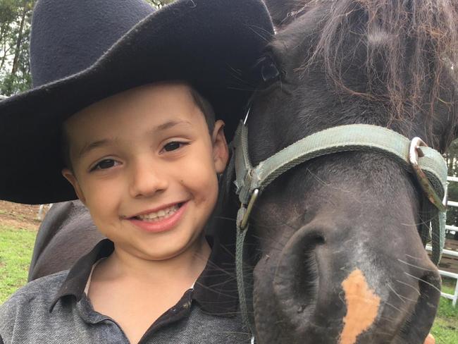 SUNDAY TELEGRAPH SPECIAL. Harrison Sproule, 5, was killed in a truck accident in Picton on Friday, May 22. The truck which killed him was driven by his father. ,