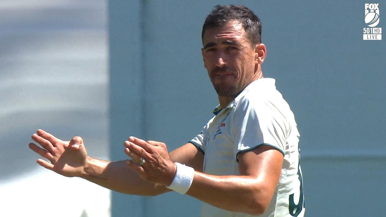 Mitch Starc told Marnus the cold hard truth. Photo: Fox Cricket.