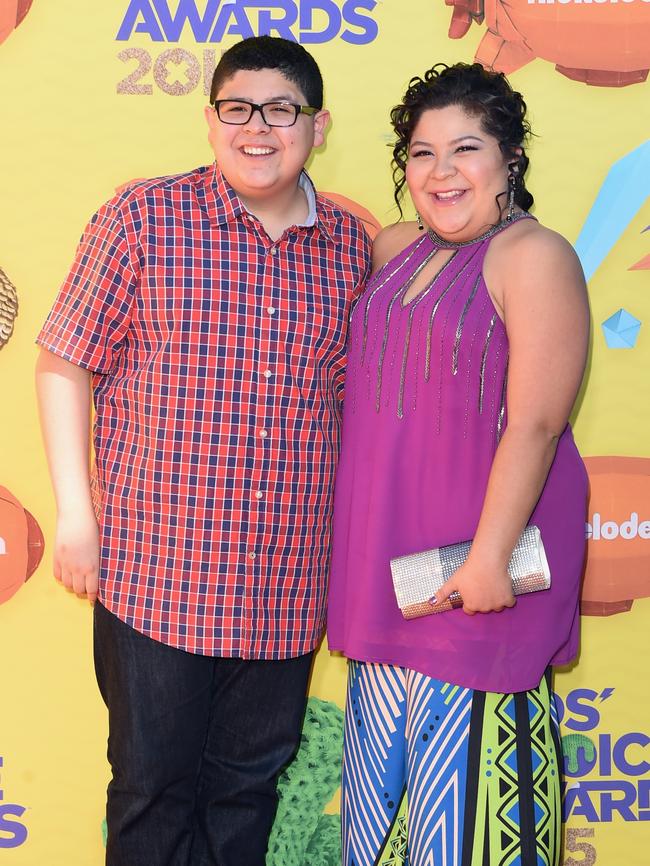 Modern Family actor Rico Rodriguez and his mother Raini Rodriguez.