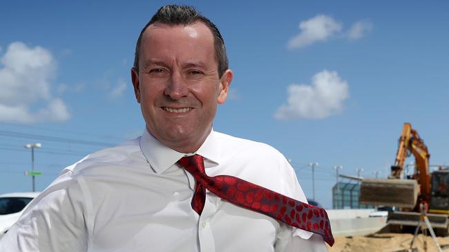 WA premier Mark McGowan. Picture: Colin Murty