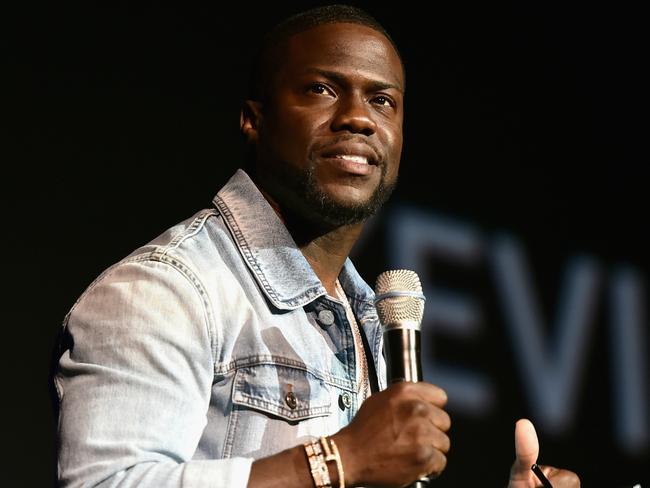 FILE - DECEMBER 6: Comedian Kevin Hart has stepped down as host of the 2019 Academy Awards days after he was named as the host, due to the resurfacing of anti-LGBTQ tweets. Hart reportedly declined the Academy's request to apologize for the tweets and instead stepped down, according to the Hollywood Reporter. LAS VEGAS, NV - APRIL 13:  Actor Kevin Hart speaks onstage during CinemaCon 2016 as Universal Pictures Invites You to an Exclusive Product Presentation Highlighting its Summer of 2016 and Beyond at The Colosseum at Caesars Palace during CinemaCon, the official convention of the National Association of Theatre Owners, on April 13, 2016 in Las Vegas, Nevada.  (Photo by Alberto E. Rodriguez/Getty Images for CinemaCon)