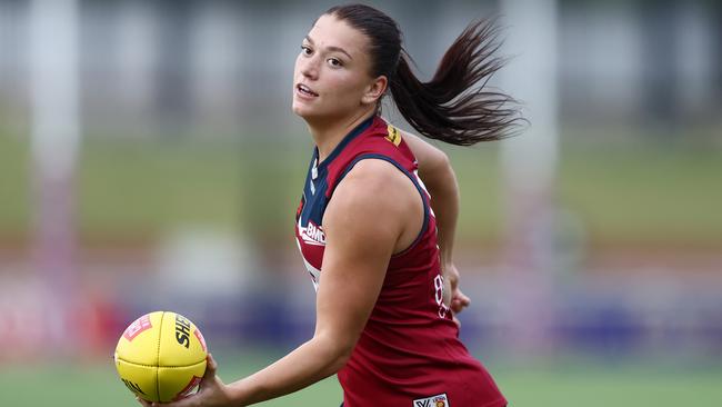 Poppy Boltz has had a wild ride to the AFLW. Picture: Getty Images