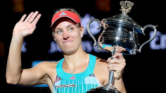 Angelique Kerber had a stunning season in 2016 but has done little else since. Picture: Mark Stewart