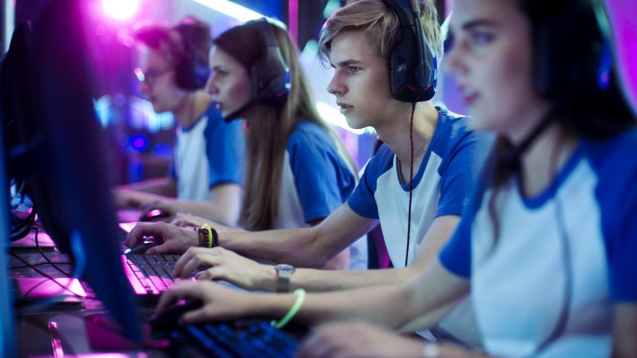 A team of professional eSports gamers plays in a Cyber Games Tournament. Olympic organisers have dropped a big hint that video gaming will be included in the Olympic Games. Picture: iStock