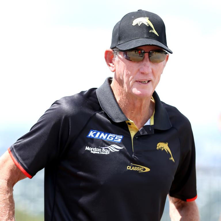 Dolphins head coach Wayne Bennett. Picture: Steve Pohlner