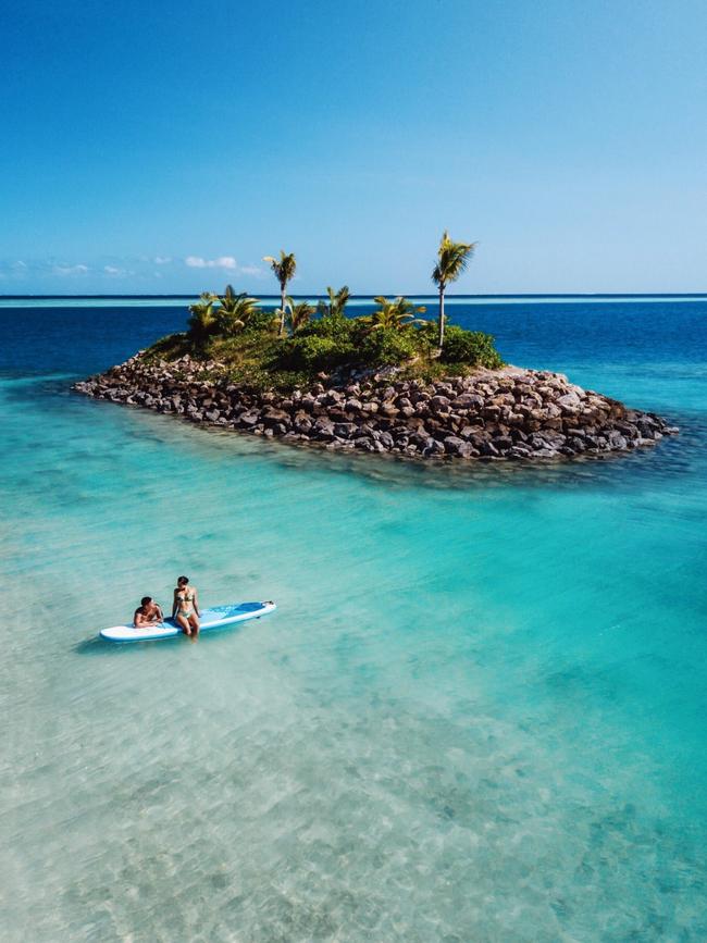 Explore the lagoon at Six Senses Fiji.