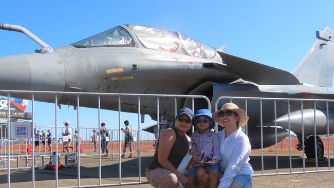 The Bartolome family enjoying the jets.