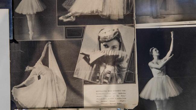 Photos of a young Victoria when she was a professional ballet dancer. Picture: Jerad Williams