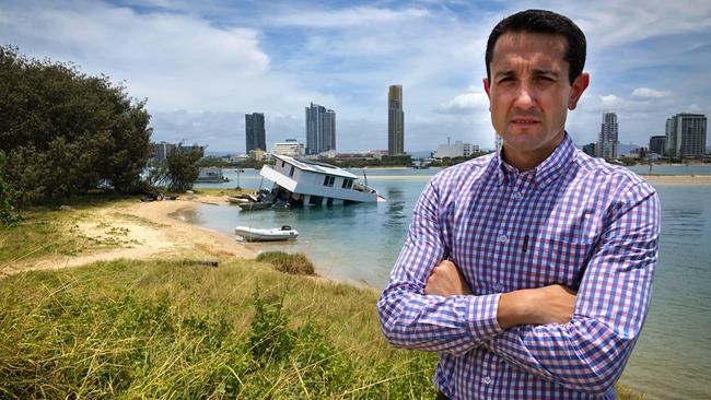 Broadwater MP David Crisafulli says the issue has divided the community. Photo: Genevieve Faulkner/