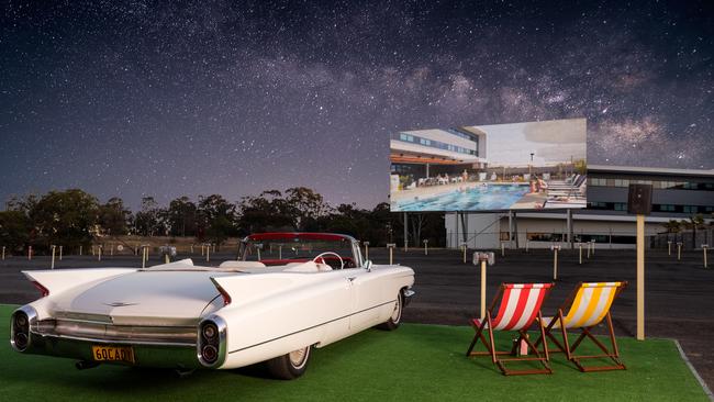 The pop-up drive-in movies would be a smaller version to the popular Skyline movies at Prospect.