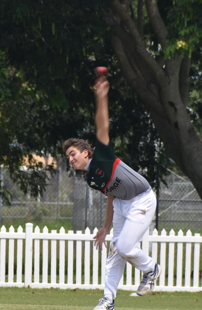 Michael Randles in the Mackay Cricket 3rd Grade one day shield semi-finals Pinnacle v Walkerston, Saturday, March 19, 2022. Picture: Tara Miko