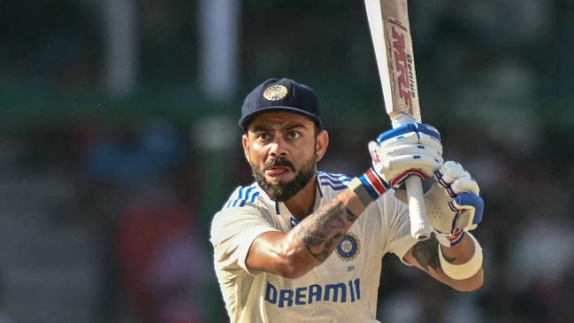 India's Virat Kohli had a good day. Photo by Money SHARMA / AFP.