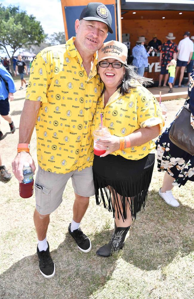 Jason and Tracey Drescher at Meatstock, Toowoomba Showgrounds. Picture: Patrick Woods.