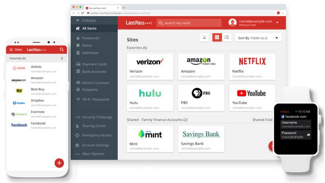 Lastpass password vault