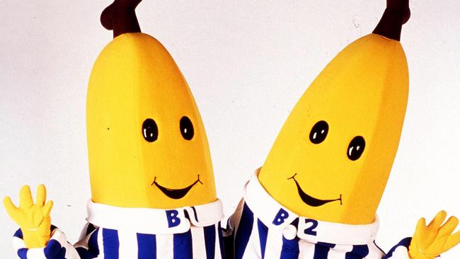 B2 bananas in cheap pyjamas