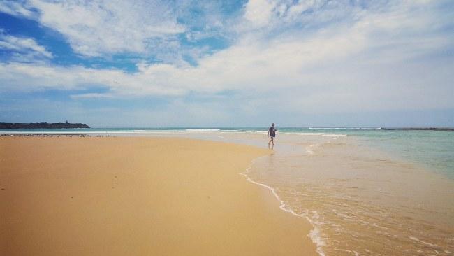 Nobby's Beach.