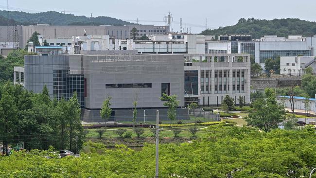 The P4 laboratory building at the Wuhan Institute of Virology in Wuhan, China. Picture: AFP