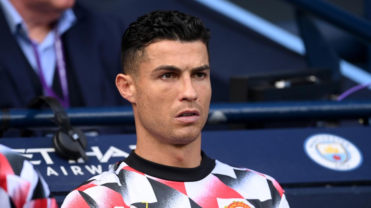 Cristiano Ronaldo remained on the bench. (Photo by Laurence Griffiths/Getty Images)