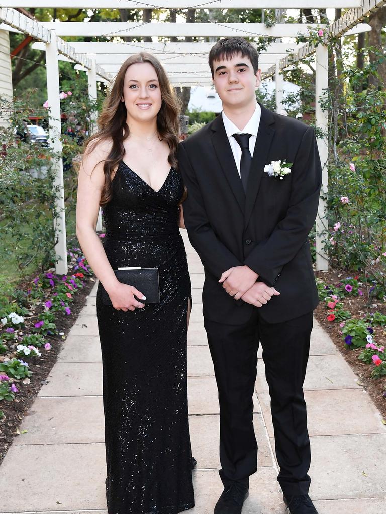 Emerson Jones and Cameron Mead at Glennie School Formal. Picture: Patrick Woods.