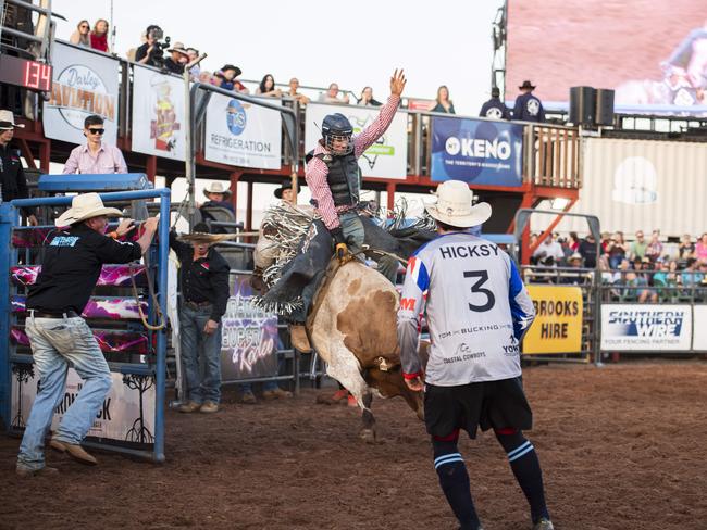 All the action at the sold-out 50th iteration of the Noonamah Tavern and Rodeo. Picture: Pema Tamang Pakhrin