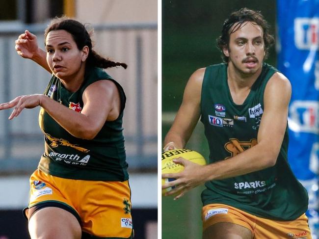 NIkita Long and Jacob Long bring up milestone matches for St Mary's in the 2024-25 NTFL season.