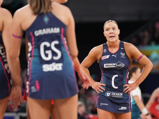 Kate Moloney was dominant for the Vixens. Picture: Daniel Pockett/Getty Images