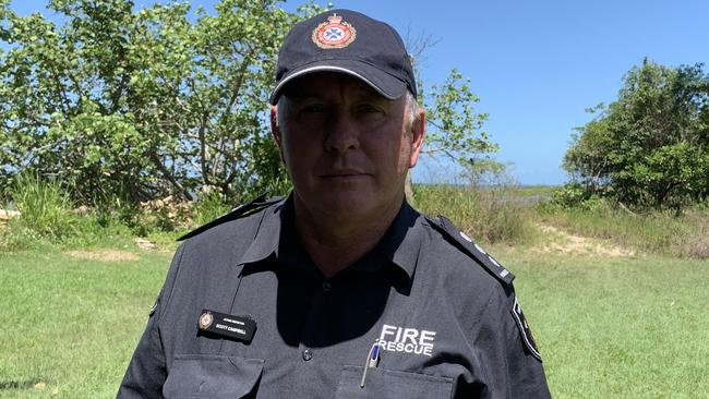 Emergency Service officer Scott Campbell was just one of many called to the scene to locate the three men stranded in High tides