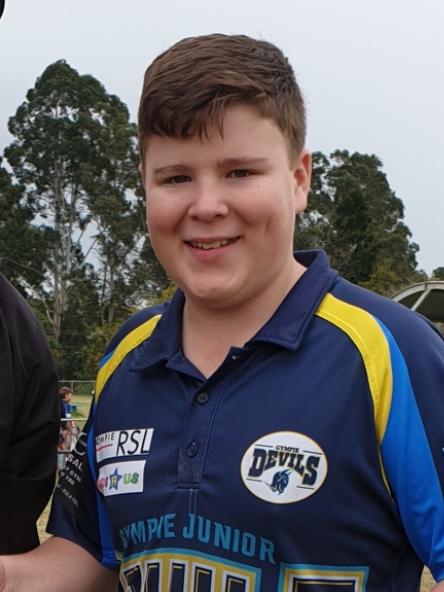 Gary Chatfield from Under 13’s Gympie Devils. Picture supplied.