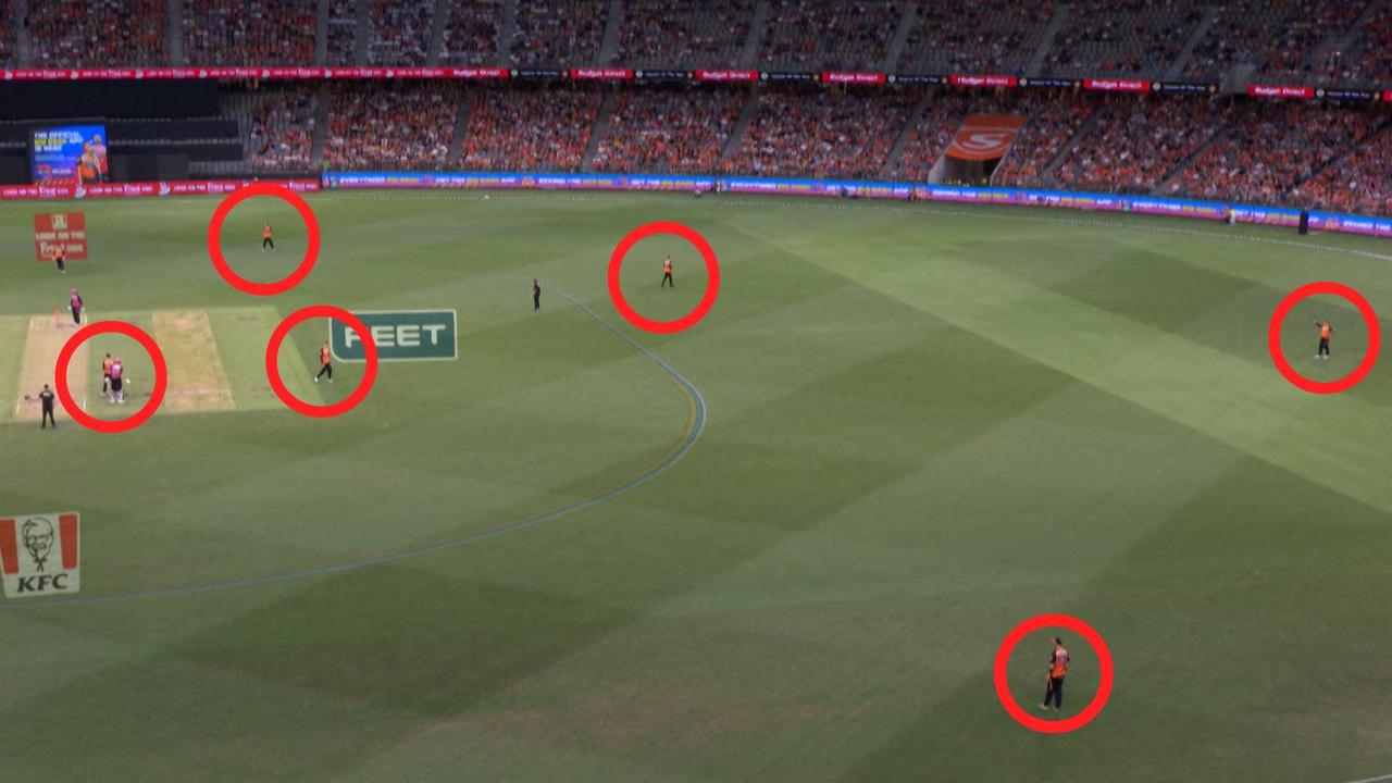 BBL 2024 Perth Scorchers vs Sydney Sixers scorecard, Moises Henriques