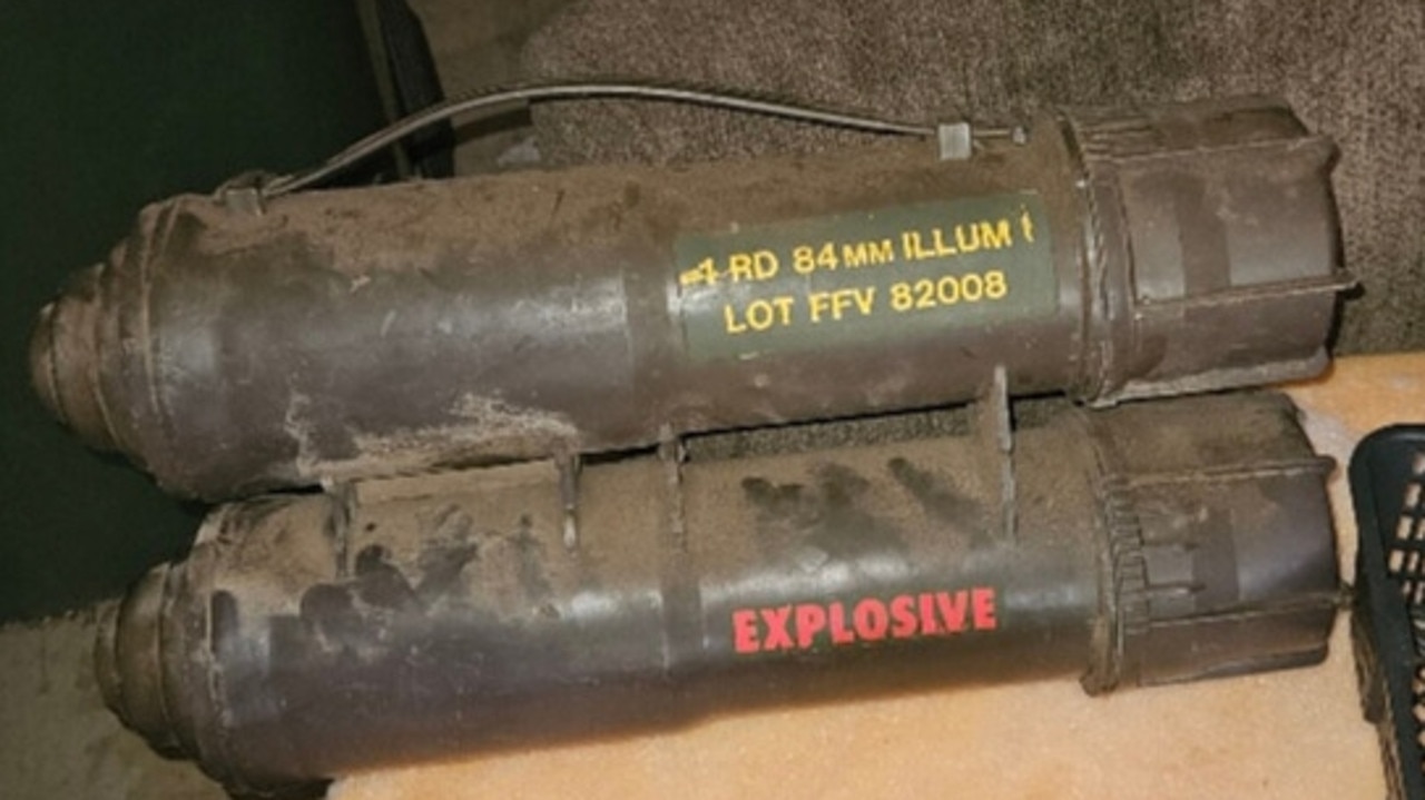 Missile launcher seized in suburban Adelaide home