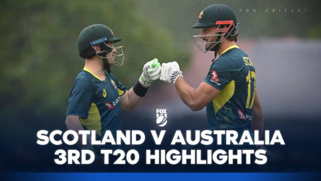 Scotland v Australia: 3rd T20 Highlights