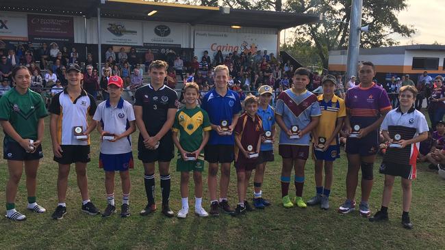 Players' Player winners from across the Queensland School Sport 11-12 years rugby league state competition.