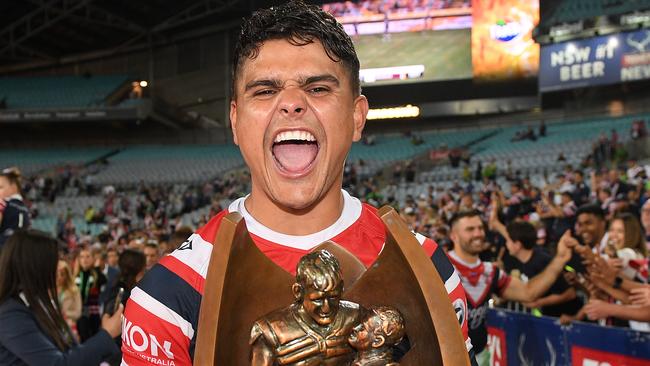 Latrell Mitchell of the Roosters has met with Bulldogs officials.