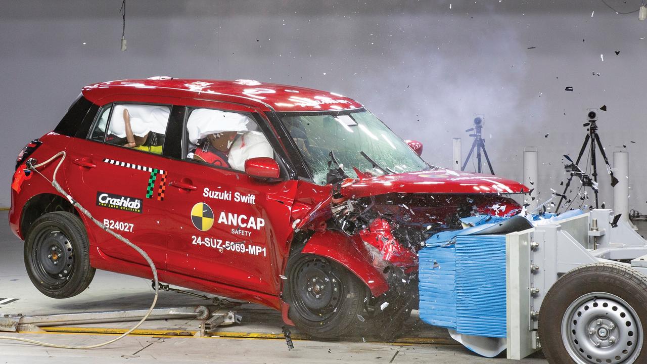 2024 Suzuki Swift ANCAP crash test. Picture: Supplied