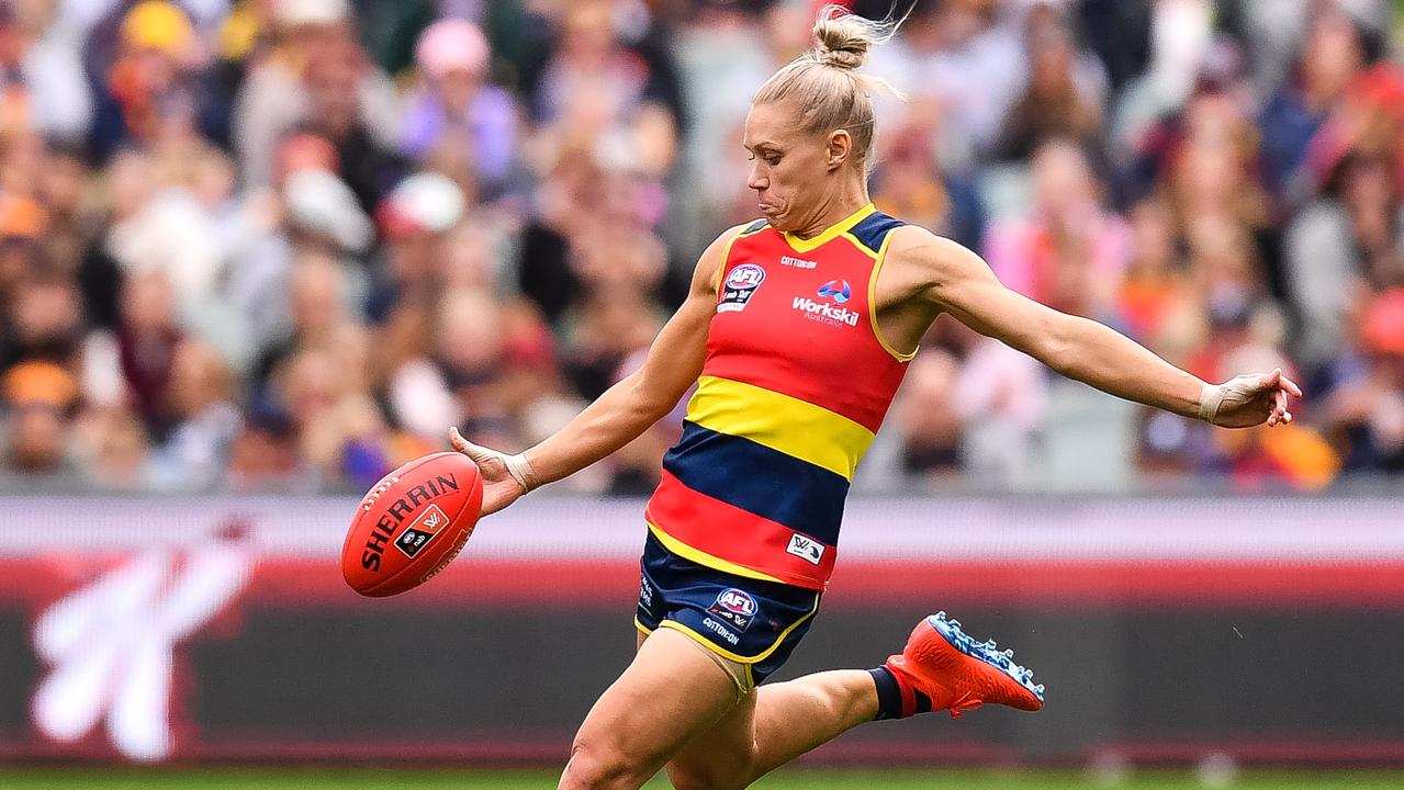 Erin Phillips has scooped the AFLW awards pool this season, named All-Australian skipper. Picture: Getty Images 