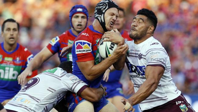 Kalyn Ponga stood up for the Knights after he was targeted by the Sea Eagles.