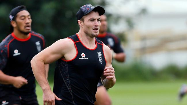 Kieran Foran, Vodafone Warriors NRL rugby league team during a training session at Mt Smart no3. Auckland, New Zealand. 29 November 2016. Copyright Image: William Booth / www.photosport.nz