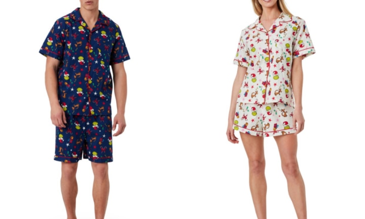 Big W matching Dr Suess Grinch Christmas pyjamas are selling quick