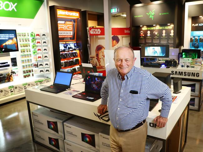 Gerry Harvey is optimistic about strong consumer spending in the lead up to Christmas. Picture: John Feder/The Australian