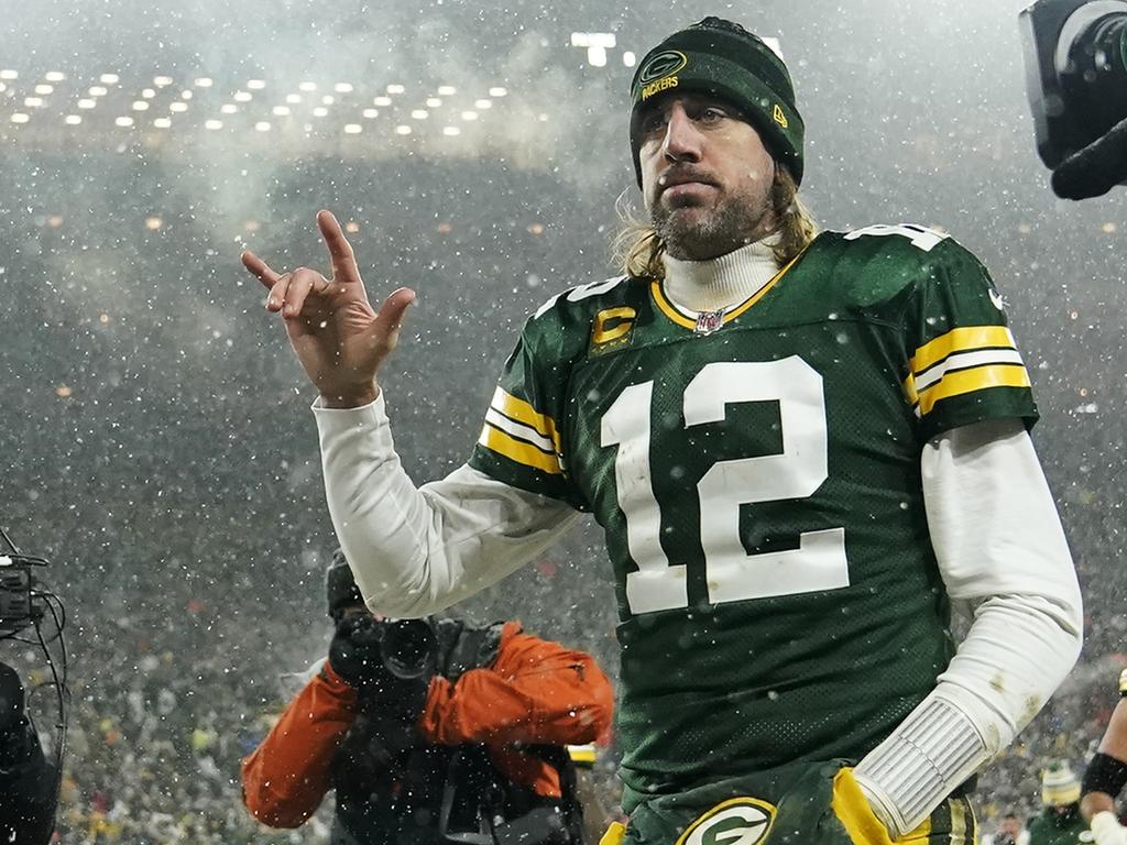 Aaron Rodgers will likely play out the remainder of his career with Green Bay. Picture: Patrick McDermott/Getty Images
