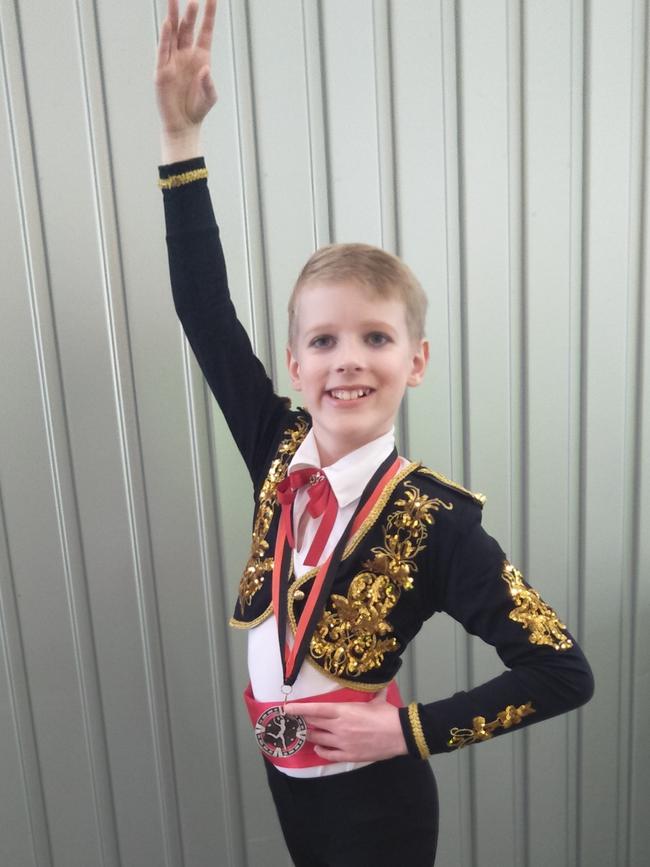 James Lane, 10. Picture: Murray Youth Performing Arts Albury Wodonga