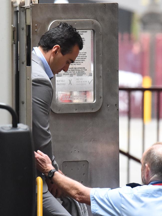 Andrew Lee arrives at the Supreme Court for his sentence. Picture: Nicole Garmston