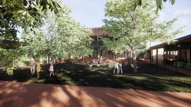 An artist impression of the Chinchilla Cultural Centre revitalisation project expected to be completed in 2023.