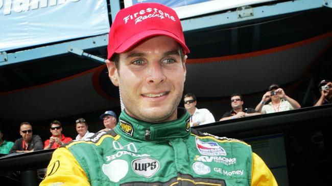 Will Power at the 2008 Indy.