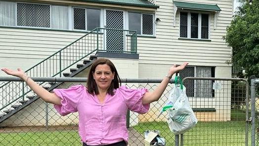 Deb Frecklington has questioned why a government-owned rental property has been left vacant for nearly three years during a housing and cost of living crisis.