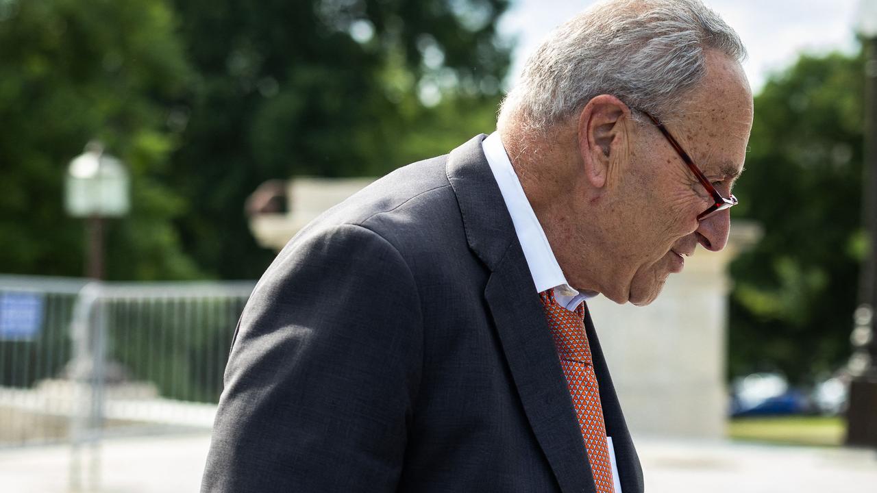 Senate Majority Leader Chuck Schumer. Picture: Tierney L. Cross/Getty Images via AFP